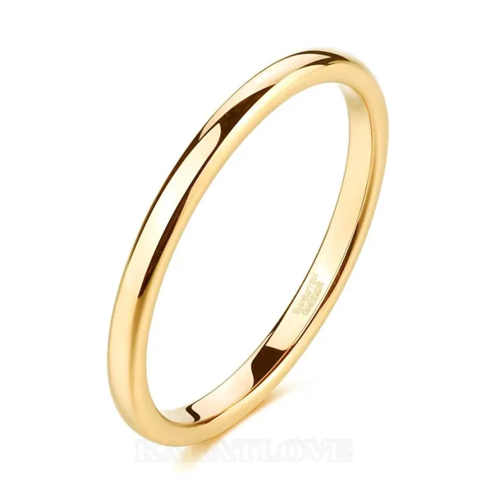 Disponible en 3 couleurs anneau de mariage empilable en argent sterling