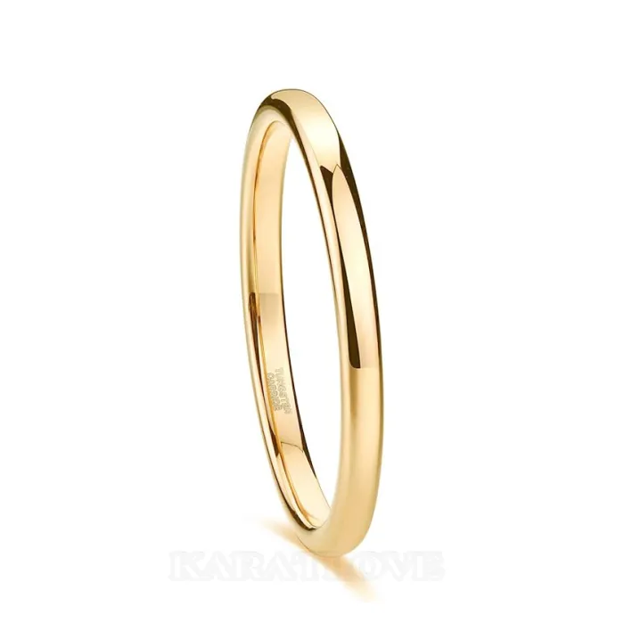 Disponible en 3 couleurs anneau de mariage empilable en argent sterling
