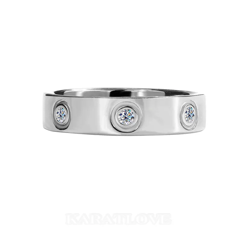 Anneau de mariage en argent sterling 925 avec diamant de moissanite de taille ronde