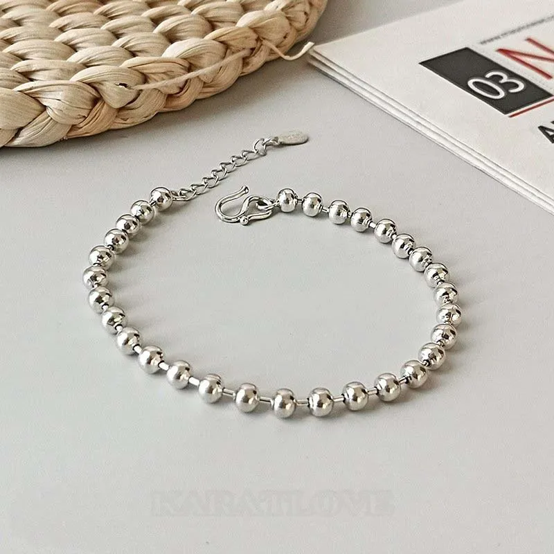 Superbe bracelet en argent sterling 925 de 6 pouces