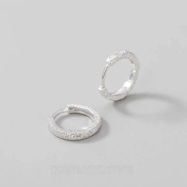 Boucles d'oreilles simples en argent 925