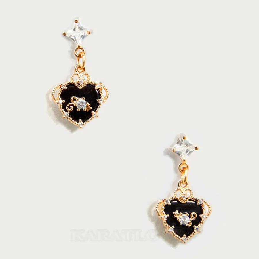 Boucles d'oreilles aiguille en argent 925 plaqué or 18k