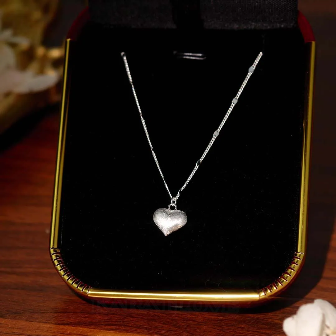 Collier en argent 925 avec cœur 17