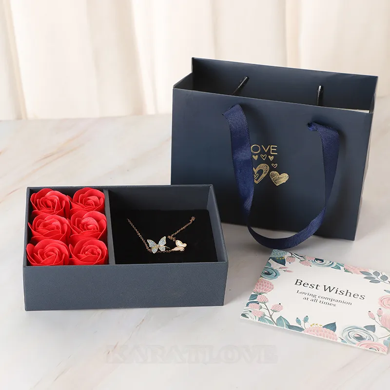 Boite à bijoux rose en forme de coeur boite de présentation de bijoux