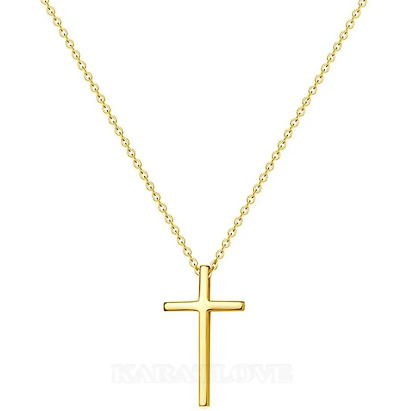 Collier croix religieuse en argent/or
