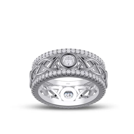 Bague de mariage en argent...