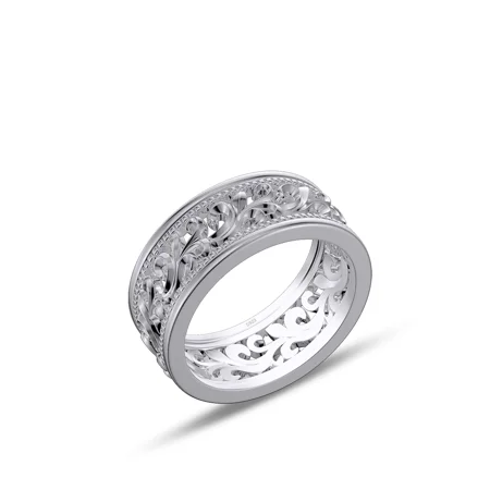 Alliance en argent sterling...