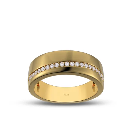 Alliance en argent sterling...