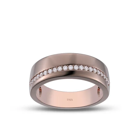 Alliance en argent sterling...