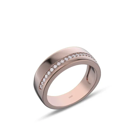 Alliance en argent sterling...