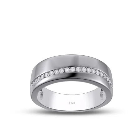 Alliance en argent sterling...