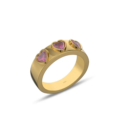 Bague de promesse en argent...