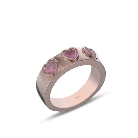 Bague de promesse en argent...