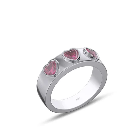 Bague de promesse en argent...