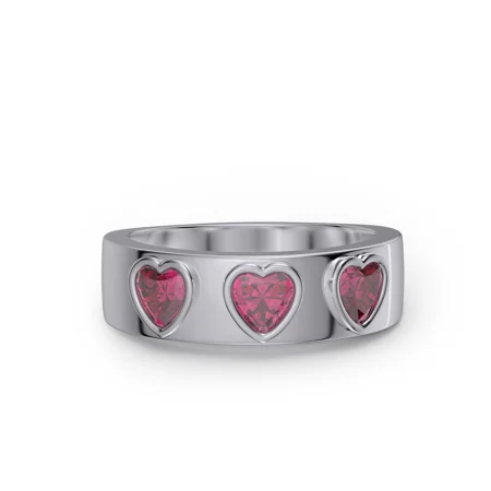 Bague de promesse en argent...