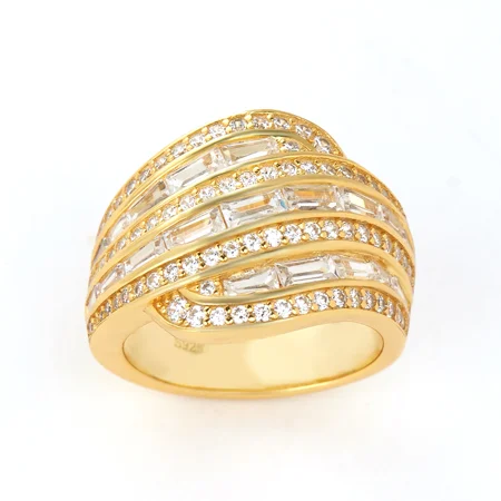 Bague Art Déco en or blanc...