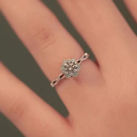 Bague de fiançailles en...