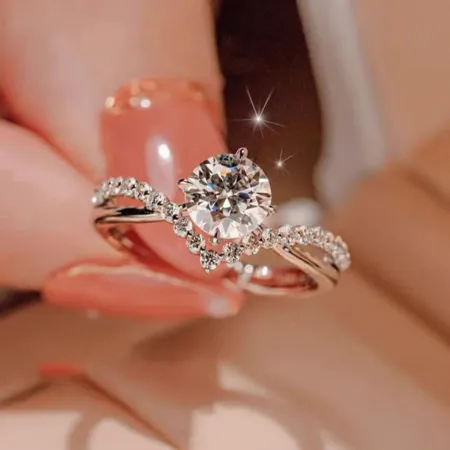 Bague de fiançailles art...