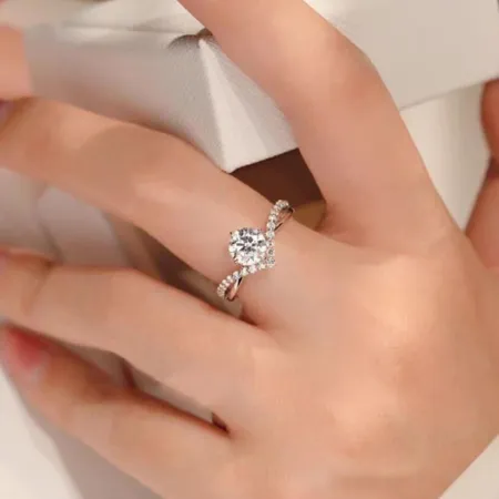 Bague de fiançailles art...