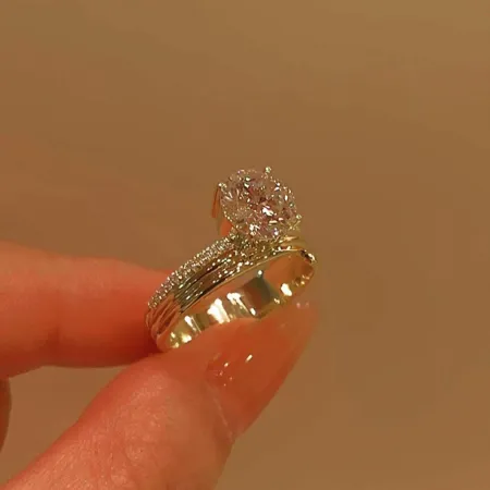 Bague de fiançailles en...