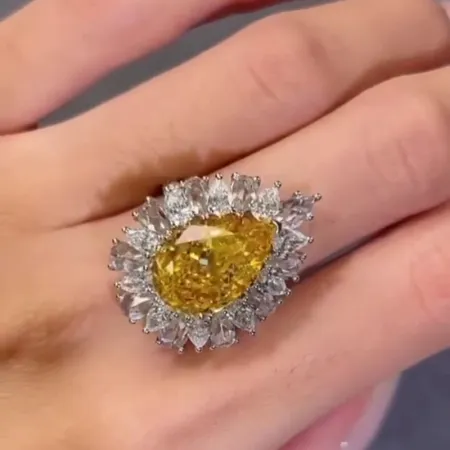 Bague de fiançailles en...