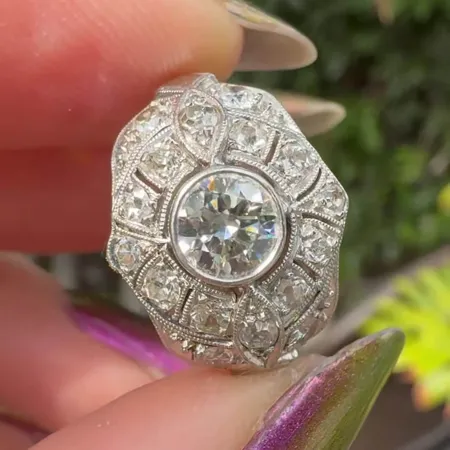 Bague de fiançailles art...