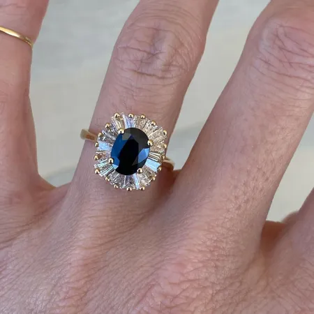 Bague de fiançailles art...