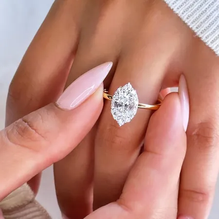 Bague de fiançailles en...