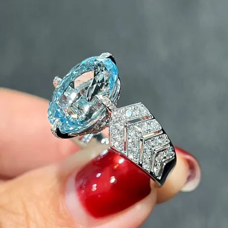 Bague de fiançailles art...