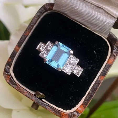 Bague de fiançailles art...