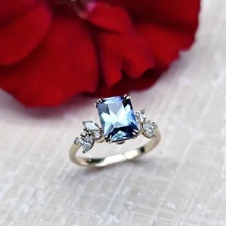 Bague de fiançailles art...