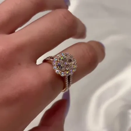 Bague de fiançailles en...