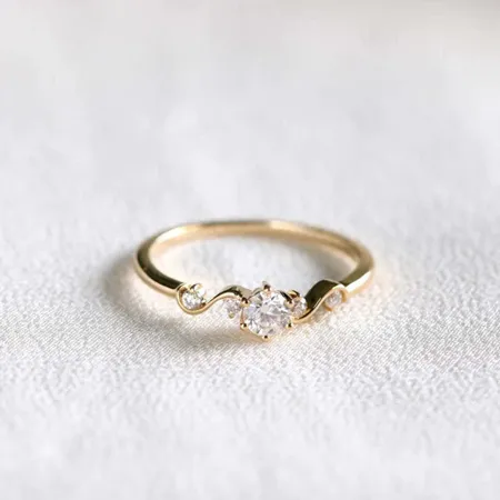 Bague de fiançailles en...