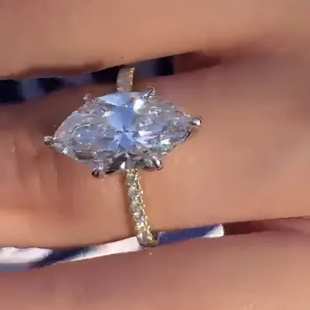 Bague de fiançailles en...