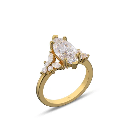 Bague de fiançailles en...