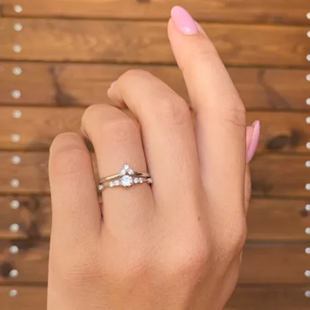 Bague en argent 925...