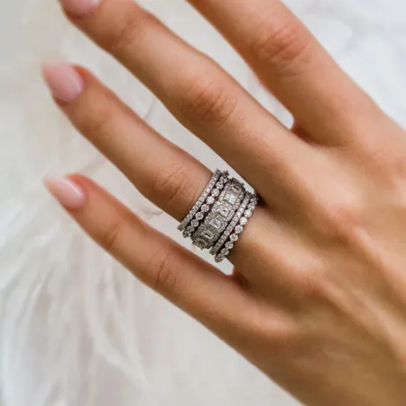 Ensemble de bagues 5 pièces...