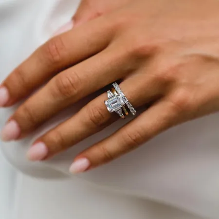 Bague 3 pièces en argent...