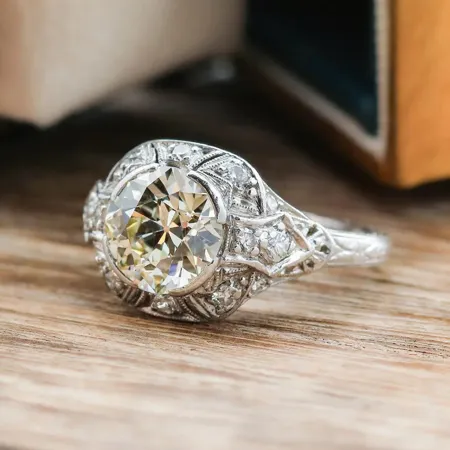 Bague de fiançailles art...