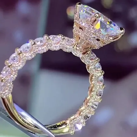 Bague de fiançailles art...