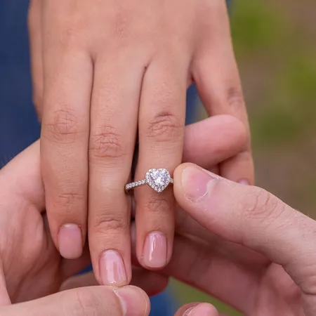 Bague de fiançailles en...