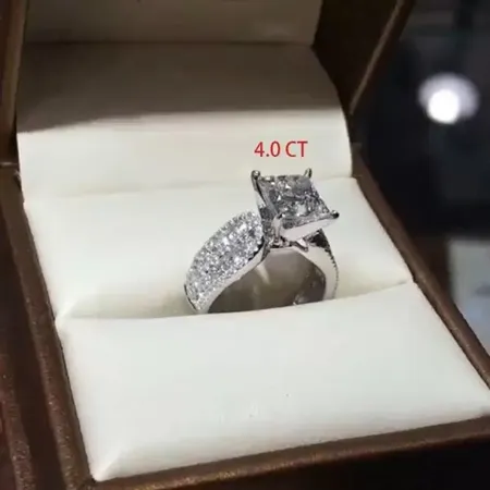 Bague de fiançailles en...