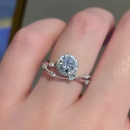 Bague de fiançailles art...
