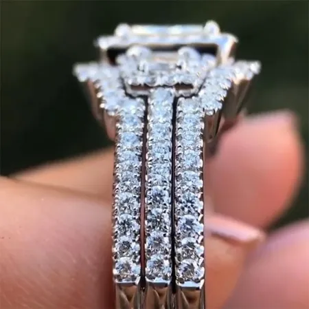 Parure de mariage 3 pièces...