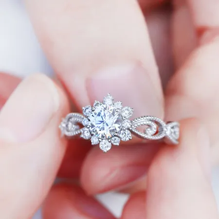 Bague de fiançailles en...