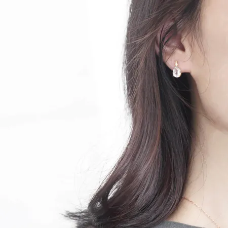 Boucles d'oreilles poire en...
