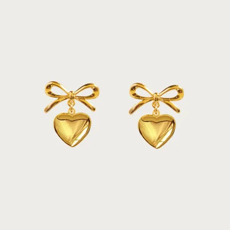 Boucles d'oreilles ruban en...