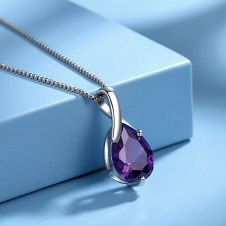 Collier de 16" en argent...