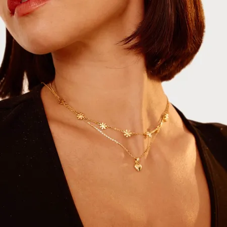 Collier coeur en argent 925...