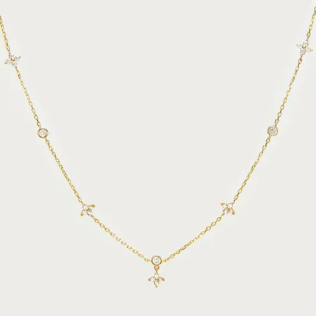 Collier trèfle chanceux en...